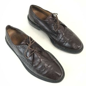 70s-80s/Vintage☆アポロ/APOLLO (旧 Heinrich Dinkelacker☆ウイングチップ【9G/27.5/茶/BROWN】ビジネスシューズ/靴/dress shoes◇bJ-113