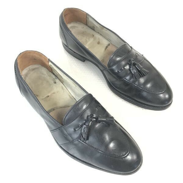 オールデン/ALDEN/691 TASSEL LOAFER☆タッセルローファー/モカシン/スリッポンシューズ【11/28.0-29.0/黒/BLACK】90s?dress Shoes◇bi-126