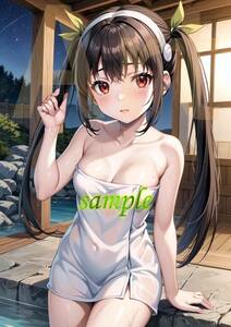 ★化物語：八九寺真宵【SSPD43T34】★A4ポスター 同人 特殊印刷 イラスト オリジナル 美少女 sexy セクシーアート 物語シリーズ