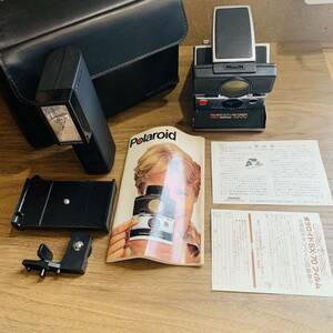 POLAROID ポラロイド SX-70 LAND CAMERA SONAR ゾナー AutoFocus ポラトロニック 2350 スタンド ケース 取説付 保証書