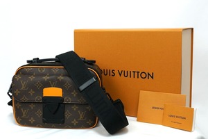 LOUIS VUITTON ルイヴィトン ショルダーバッグ モノグラム・マカサー Sロック メッセンジャー バッグ M46688 ブラウン