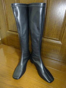 TRIFLE トライフル ロングブーツ LONG BOOTS 39 約24.5cm 黒 ブラック