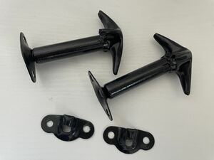 三菱ジープ　ボンネットフック　ボンネットフード キャッチ ブラケット 2セット 汎用品　新品　ラングラー　フォード Ford JEEP