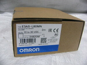 ★新品★ OMRON E3AS-L80MN 距離設定形光電センサ 