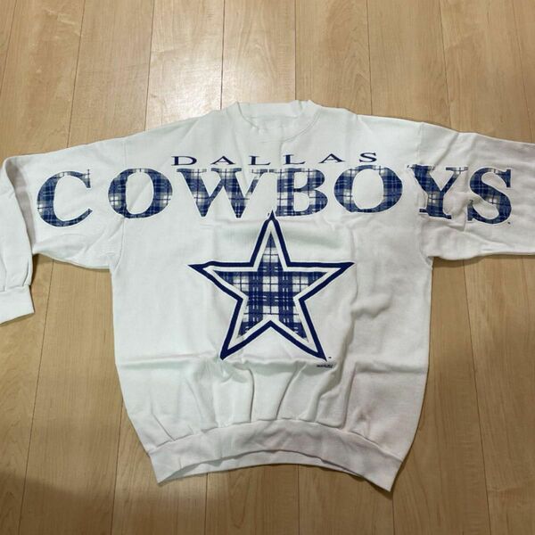 DALLAS COWBOYS オールドスウェット、デカロゴ　チームロゴ　90s