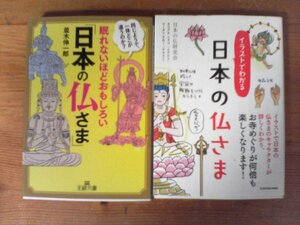 A85　文庫2冊　イラストでわかる　日本の仏さま・眠れないほどおもしろい「日本の仏さま」　並木伸一郎　