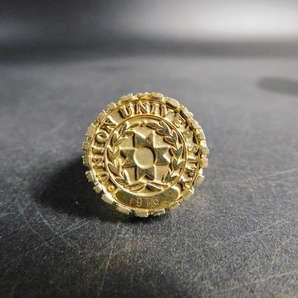 1976年 Union University カレッジリング テネシー州 ユニオン大学 ゴールドリング Vintage Class Ring, College ringの画像2