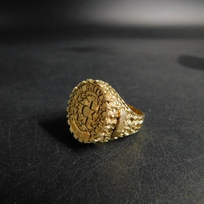 1976年 Union University カレッジリング テネシー州 ユニオン大学 ゴールドリング Vintage Class Ring, College ringの画像1