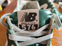 でも、この状態は奇跡？【new balance】M576　レザースニーカー　　　ガラスレザー　ニューバランス　ヴィンテージ！_画像2