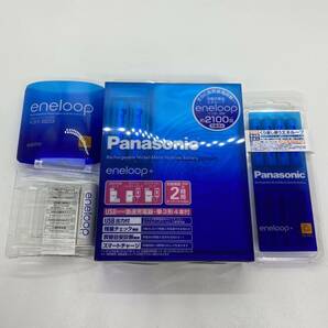 a*★未使用 Panasonic パナソニック eneloop エネループ K-KJ57MCC40 BK-4MCC/8 充電器 単3.4セット★の画像1