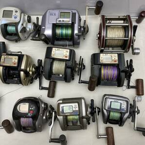 SHIMANO シマノ/DAIWA ダイワ/RYOBI リョービ リール 15個 まとめ ジャンクの画像3