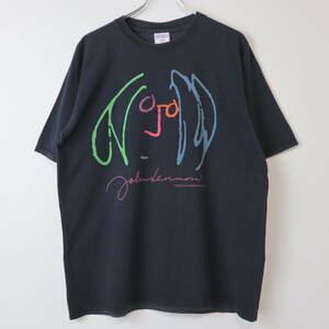 90s John Lennon ジョンレノン Tシャツ ムービーT 映画 ビートルズ オノヨーコ ヴィンテージ Tシャツ 両面プリント ドラマT USA製