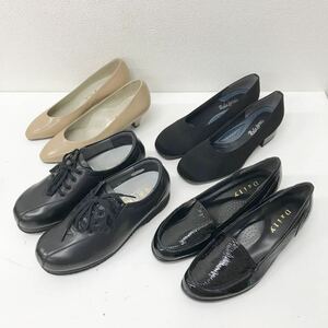 refle* не использовался хранение товар женский туфли-лодочки обувь обувь 22.5cm 4 пара совместно Kikuchi. обувь пробный .