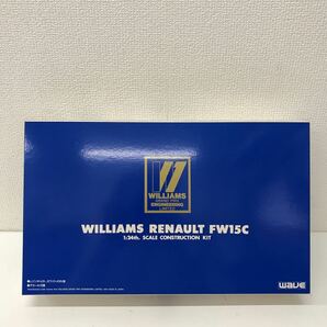 refle● 未組立 wave WILLIAMS RENAULT FW15 C 1/24th. SCALE CONSTRUCTION KIT 当時物の画像1