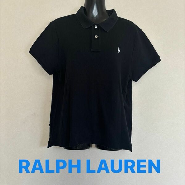 RALPH LAUREN SPORT ラルフローレン スリムフィットポロシャツ 半袖　ブラック　サイズXL