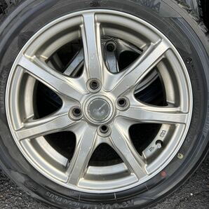 155/65R14 ig50プラス 18年製 社外アルミホイール14×4.5+45 4本セット軽カー用の画像3