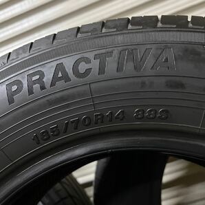 185/70R14 18年製 中古夏タイヤ4本セット ヨコハマOEM プラクティバ 溝ありの画像2