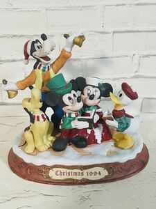 TDL 東京ディズニーランド　ディズニークリスマス1994 ミッキーミニー　フィギュアリン・フィギュア・置物ビスク