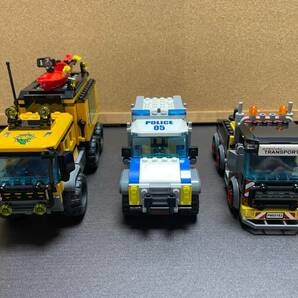 LEGO レゴ 巨大貨物輸送車 銀行 ポリスバン ジャングル探検移動基地 まとめ 正規品 中古 ジャンク 1円スタートの画像9