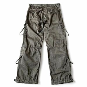 Rare 00s Japanese Label Y2K Design Parachute Cargo Pants archive lgb share spirit goa ifsixwasnine kmrii 14th addiction obeliskの画像2