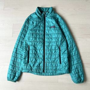 希少カラー patagonia パタゴニア ナノパフ ジャケット S エメラルドグリーン系 84212 SP17 プリマロフト 中綿 ダウン ブルゾン アウトドア