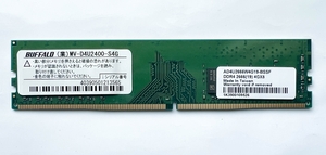 動作確認済 中古 バッファロー DDR4 PC4-2400 PC4-19200 MV-D4U2400-S4G デスクトップ用メモリ 288Pin