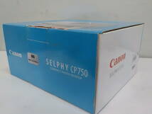 ☆【未使用品】Canon SELPHY CP750 キャノン コンパクトフォトプリンター【キヤノン株式会社】_画像3