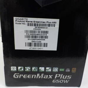 ◇未使用品！GreenMax Plus 650W Jp/Kr Edition GZ-EMS65A-C1 電源BOX 電源ユニット の画像3