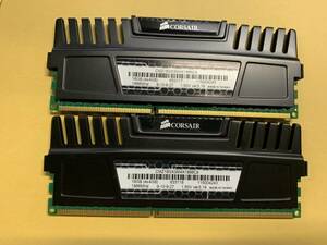 C12★中古品 BIOS確認 デスクトップPC用 メモリーCORSAIR DDR3 1866MHz 4GBx2枚★