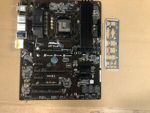 ★中古品 BIOS確認 ASRock製 Z87 Pro4 マザーボード IOパネル付属 ★