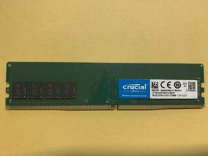 C40★中古品 BIOS確認 デスクトップPC用 メモリー crucial 16GB DDR4-3200 UDIMM 16GB×1枚★