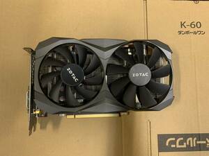 K12★中古動作品　ZOTAC GEFORCE GTX 1060 6GB 192BIT GDDR5X HDMI DisplayPort DVI グラフィックボード ★