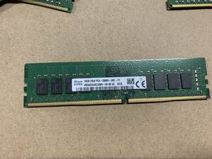 A19★中古品 BIOS確認 デスクトップPC用 メモリーSKhynix 16GB 2Rx8 PC4-2666V-UB1-11 16GBx1枚 合計16GB★