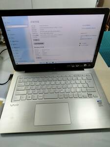 ★中古品 Win 10 Home ソニー SONY VAIO SVF14N29EJS Intel Pentium(R)(3556U )-1.70GHz/128GB/4GB 14インチ タブレットPC ★140