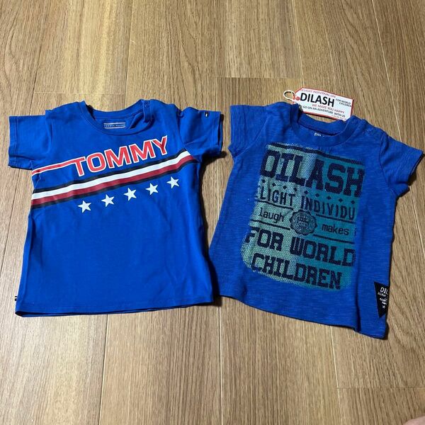 TOMMYHILFIGERとDILASH 半袖Tシャツ