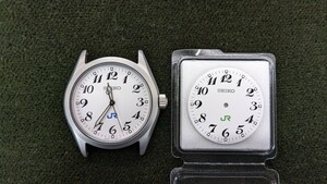 廃盤稀少品　JR東日本車掌用腕時計交換用文字盤
