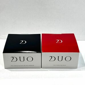 【赤×1、黒×1】DUO デュオ ザ クレンジングバーム 赤箱 90g エイジングケア 角栓 ブラックリペア 90g