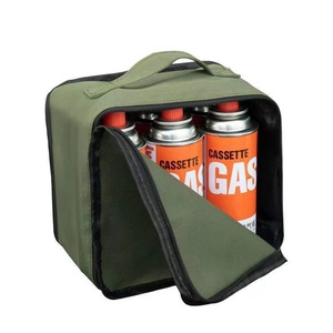 カセットガス収納ケース 最大6本収納可能 アウトドア用品 屋外 ガス缶収納ボックス ガス缶カバー