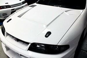 「トップシークレット」スカイライン GT-R(BCNR33)用エアロボンネット(FRP)