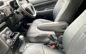 [j-club/re gun s]160 серия Probox (NCP16#/NHP16#) для передний сиденье подлокотники x водительское сиденье ( кожа черный / нет -ступенчатый модель )