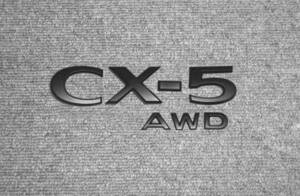 * new model CX-5+AWD(KF/ latter term New model ) car name emblem ( mat black )