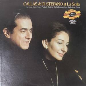 46021★美盤【イタリア盤】 Maria Callas & Giuseppe Di Stefano / CALLAS & DI STEFANO AT LA SCALA