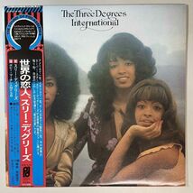 39278★美盤【日本盤】 The Three Degrees / International ※帯付き・ポスター付属_画像1