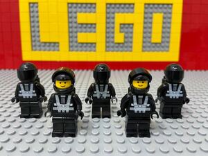 * черный to long * Lego Mini fig космонавт Pilot 5 body кукла Space Police космос серии C41509