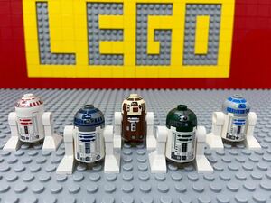 ☆スターウォーズ☆ レゴ　ミニフィグ　アストロメクドロイド　R5シリーズ R7-D4 R4-P44 LEGO 人形 ロボット C42231