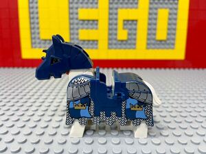 ☆装甲馬☆ レゴ　動物ミニフィグ　馬　クラウンナイト　( LEGO 人形 鞍 甲冑 キャッスル C43001