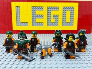 ☆ニンジャゴー☆ レゴ　ミニフィグ　ドゥブルーン　シレーン　など　( LEGO 人形 敵 天空の海賊 C42901