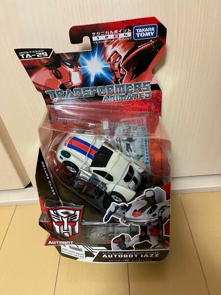 トランスフォーマーアニメイテッド　オートボット　ジャズ　transformer animated autobot jazz 新品！