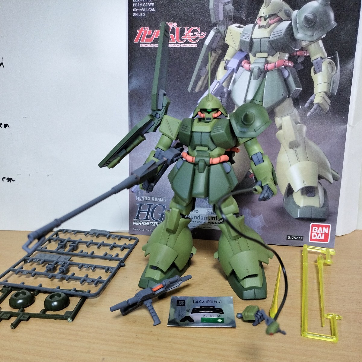 HGUC 1/144 Zeon Remnants Army Marasai Unicorn Color UC ver Painted Fertige Figur Gundam UC Junk Gunpla HG Semi-Striker, Charakter, gundam, Fertiges Produkt