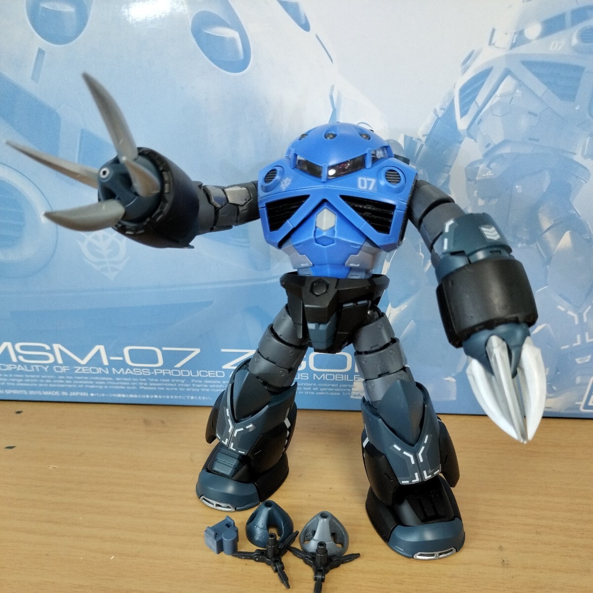 RG 1/144 Premium Bandai Limited Produit fini peint Z'Gok produit en série Gundam Zock Figure Gunpla Junk HG Char's Acguy Gogg Amphibious, personnage, Gundam, Produit fini